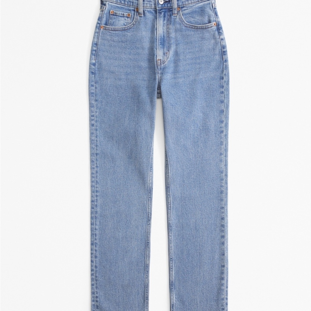 Ultra High Rise Ankle Straight Jean